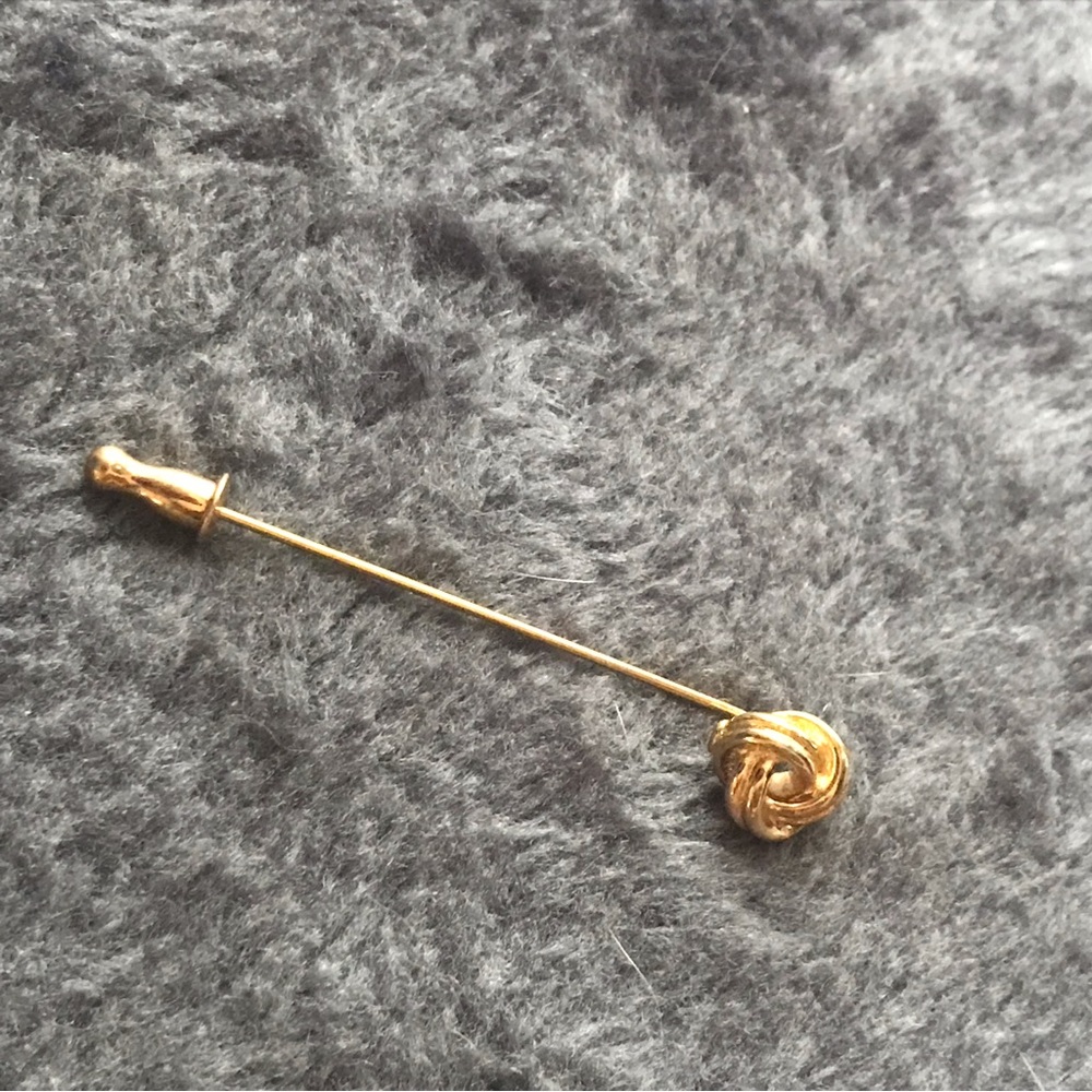 Vintage Goldtone Monet Stick Pin
